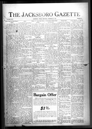 The Jacksboro Gazette (Jacksboro, Tex.), Vol. 47, No. 29, Ed. 1 Thursday, December 16, 1926