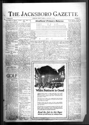 Primary view of object titled 'The Jacksboro Gazette (Jacksboro, Tex.), Vol. 47, No. 14, Ed. 1 Thursday, September 2, 1926'.