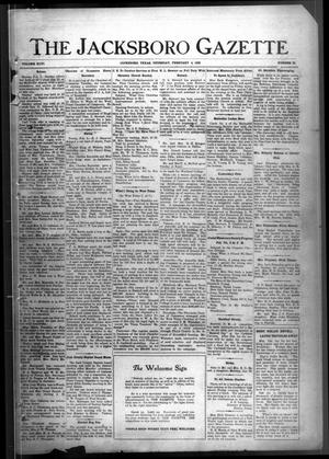The Jacksboro Gazette (Jacksboro, Tex.), Vol. 46, No. 36, Ed. 1 Thursday, February 4, 1926