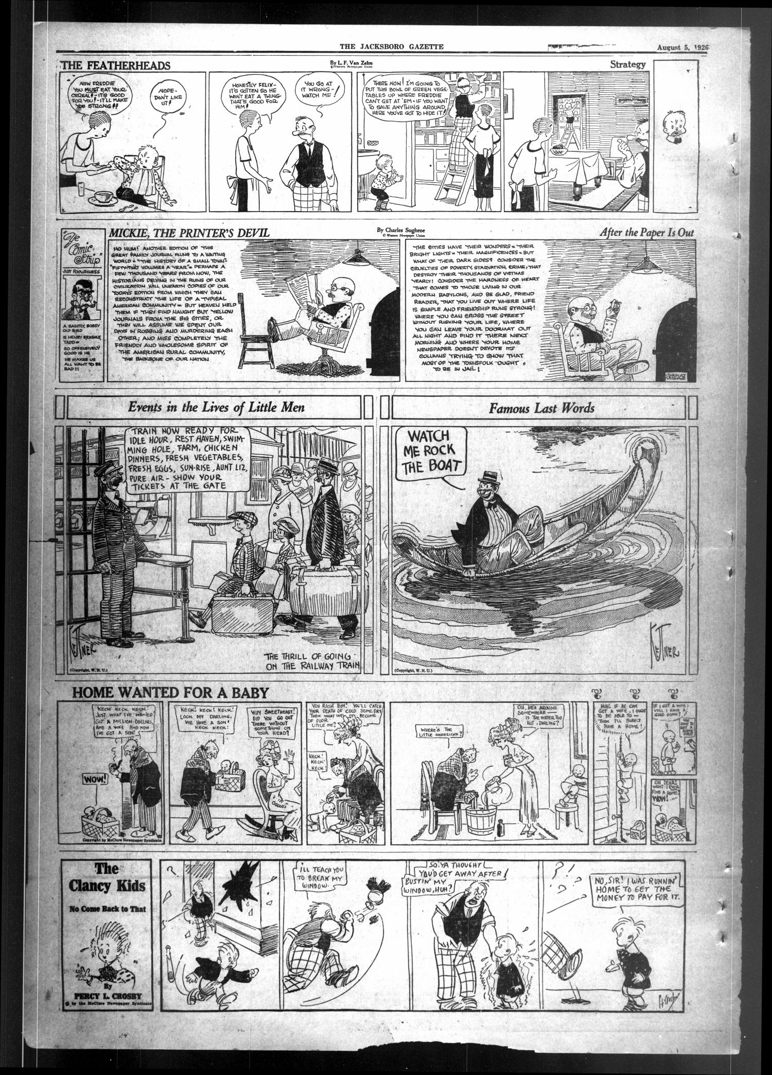 The Jacksboro Gazette (Jacksboro, Tex.), Vol. 47, No. 10, Ed. 1 Thursday, August 5, 1926
                                                
                                                    [Sequence #]: 2 of 10
                                                