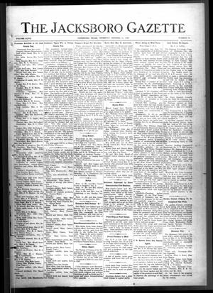 The Jacksboro Gazette (Jacksboro, Tex.), Vol. 47, No. 20, Ed. 1 Thursday, October 14, 1926