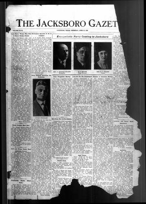 The Jacksboro Gazette (Jacksboro, Tex.), Vol. 47, No. [2], Ed. 1 Thursday, June 10, 1926