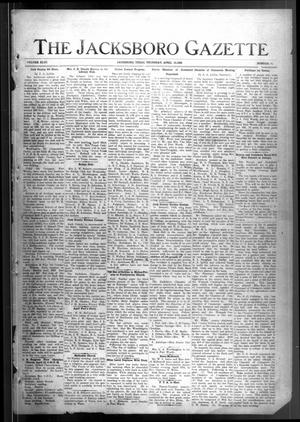 The Jacksboro Gazette (Jacksboro, Tex.), Vol. 46, No. 46, Ed. 1 Thursday, April 15, 1926