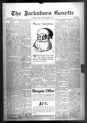 The Jacksboro Gazette (Jacksboro, Tex.), Vol. 47, No. 30, Ed. 1 Thursday, December 23, 1926