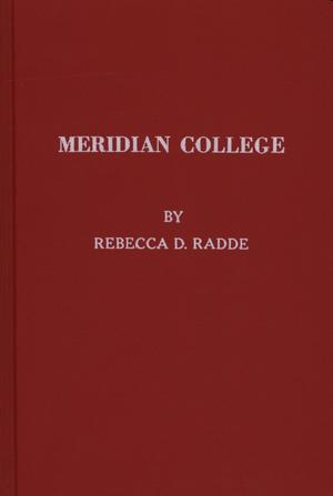 Primary view of object titled 'Meridian College'.