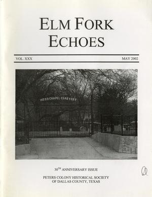 Primary view of object titled 'Elm Fork Echoes, Volume 30, May 2002'.
