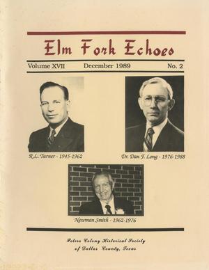 Primary view of object titled 'Elm Fork Echoes, Volume 17 , Number 2 , December 1989'.