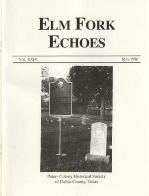 Primary view of object titled 'Elm Fork Echoes, Volume 24, May 1996'.