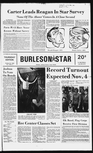 Burleson Star (Burleson, Tex.), Vol. 16, No. 4, Ed. 1 Thursday, October 30, 1980