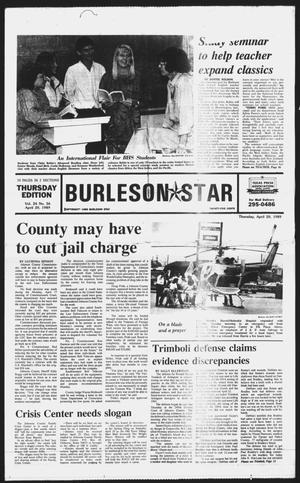 Burleson Star (Burleson, Tex.), Vol. 24, No. 56, Ed. 1 Thursday, April 20, 1989