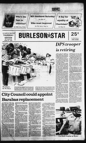 Primary view of object titled 'Burleson Star (Burleson, Tex.), Vol. 18, No. 90, Ed. 1 Thursday, August 25, 1983'.