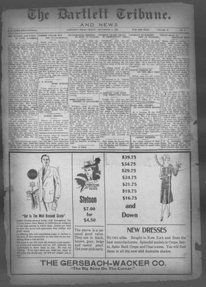 The Bartlett Tribune and News (Bartlett, Tex.), Vol. 40, No. 5, Ed. 1, Friday, September 4, 1925