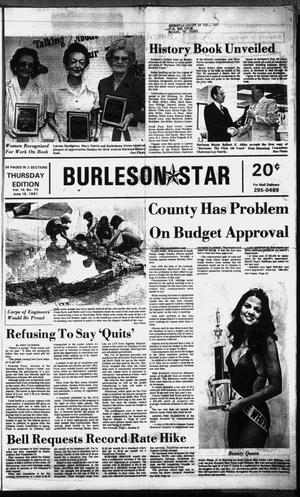 Burleson Star (Burleson, Tex.), Vol. 16, No. 70, Ed. 1 Thursday, June 18, 1981