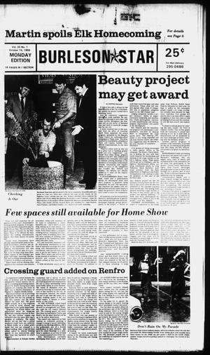 Primary view of object titled 'Burleson Star (Burleson, Tex.), Vol. 20, No. 1, Ed. 1 Monday, October 15, 1984'.