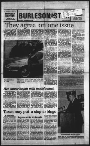 Burleson Star (Burleson, Tex.), Vol. 24, No. 33, Ed. 1 Monday, January 30, 1989
