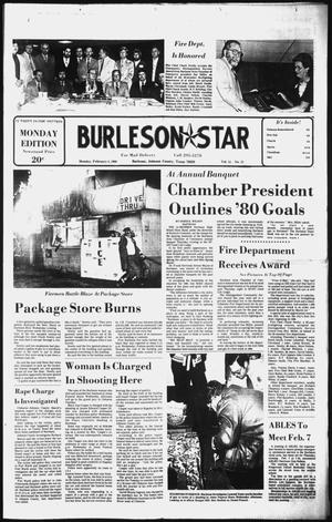 Primary view of object titled 'Burleson Star (Burleson, Tex.), Vol. 15, No. 31, Ed. 1 Monday, February 4, 1980'.