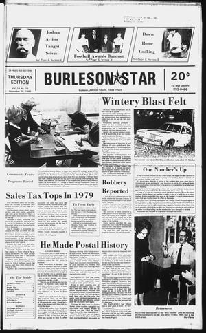 Burleson Star (Burleson, Tex.), Vol. 16, No. 10, Ed. 1 Thursday, November 20, 1980