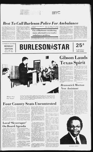 Burleson Star (Burleson, Tex.), Vol. 17, No. 33, Ed. 1 Monday, February 8, 1982
