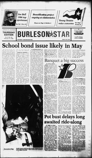 Burleson Star (Burleson, Tex.), Vol. 21, No. 36, Ed. 1 Thursday, February 13, 1986