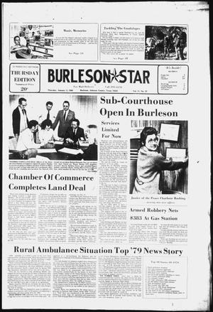 Burleson Star (Burleson, Tex.), Vol. 15, No. 22, Ed. 1 Thursday, January 3, 1980