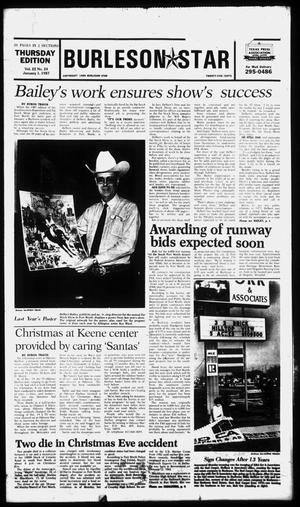 Burleson Star (Burleson, Tex.), Vol. 22, No. 24, Ed. 1 Thursday, January 1, 1987