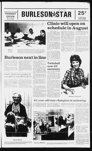 Burleson Star (Burleson, Tex.), Vol. 17, No. 82, Ed. 1 Thursday, July 29, 1982