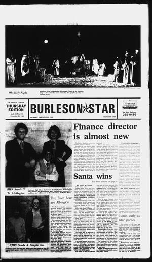 Burleson Star (Burleson, Tex.), Vol. 21, No. 21, Ed. 1 Thursday, December 26, 1985