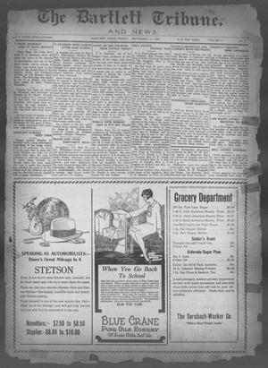 Primary view of object titled 'The Bartlett Tribune and News (Bartlett, Tex.), Vol. 41, No. 3, Ed. 1, Friday, September 17, 1926'.