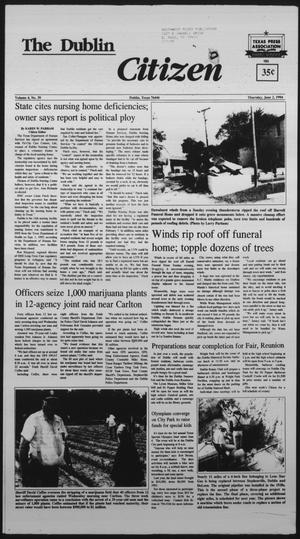 Primary view of object titled 'The Dublin Citizen (Dublin, Tex.), Vol. 4, No. 39, Ed. 1 Thursday, June 2, 1994'.