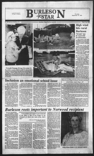 Burleson Star (Burleson, Tex.), Vol. 28, No. 97, Ed. 1 Thursday, September 16, 1993