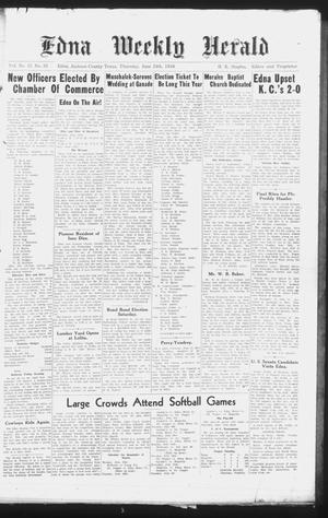 Edna Weekly Herald (Edna, Tex.), Vol. 41, No. 33, Ed. 1 Thursday, June 24, 1948