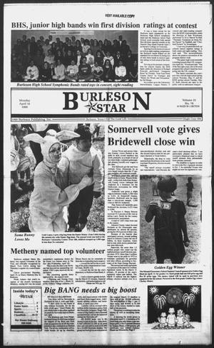 Primary view of object titled 'Burleson Star (Burleson, Tex.), Vol. 25, No. 79, Ed. 1 Monday, April 16, 1990'.