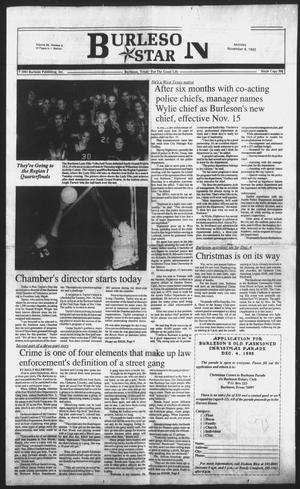 Burleson Star (Burleson, Tex.), Vol. 29, No. 8, Ed. 1 Monday, November 8, 1993