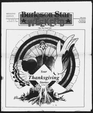 Burleson Star (Burleson, Tex.), Vol. 26, No. 20, Ed. 1 Friday, November 23, 1990
