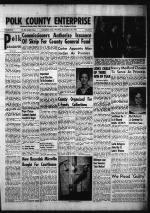 Polk County Enterprise (Livingston, Tex.), Vol. 80, No. 3, Ed. 1 Thursday, September 28, 1961