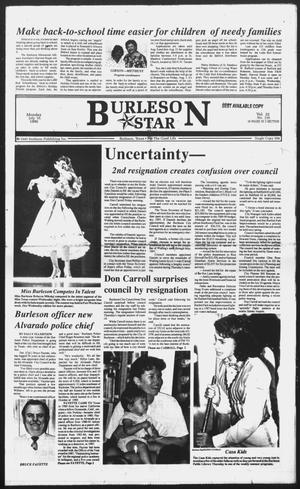 Burleson Star (Burleson, Tex.), Vol. 25, No. 116, Ed. 1 Monday, July 16, 1990