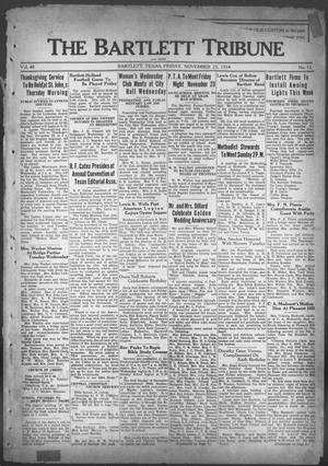 The Bartlett Tribune and News (Bartlett, Tex.), Vol. 48, No. 12, Ed. 1, Friday, November 23, 1934