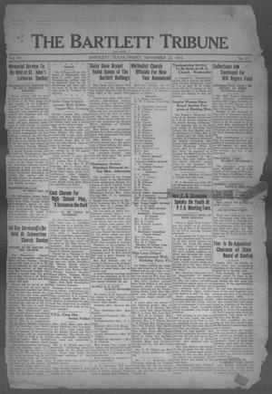 The Bartlett Tribune and News (Bartlett, Tex.), Vol. 49, No. 11, Ed. 1, Friday, November 22, 1935