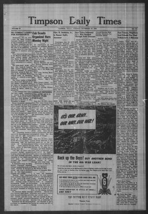 Timpson Daily Times (Timpson, Tex.), Vol. 43, No. 233, Ed. 1 Tuesday, November 28, 1944