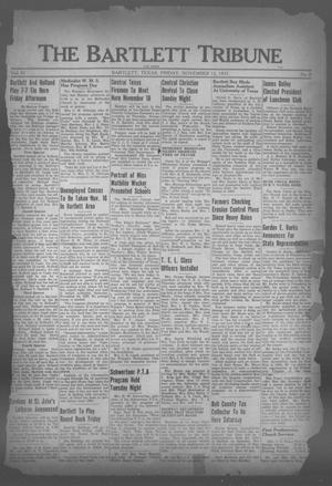 The Bartlett Tribune and News (Bartlett, Tex.), Vol. 51, No. 8, Ed. 1, Friday, November 12, 1937