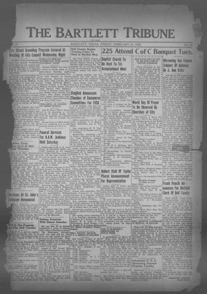 Primary view of object titled 'The Bartlett Tribune and News (Bartlett, Tex.), Vol. 51, No. 23, Ed. 1, Friday, February 25, 1938'.