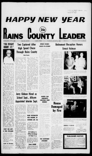 Rains County Leader (Emory, Tex.), Vol. 97, No. 31, Ed. 1 Thursday, January 3, 1985