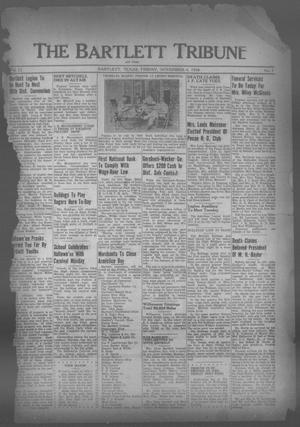 The Bartlett Tribune and News (Bartlett, Tex.), Vol. 52, No. 7, Ed. 1, Friday, November 4, 1938