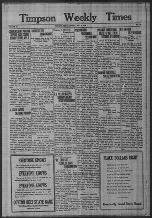 Timpson Weekly Times (Timpson, Tex.), Vol. 43, No. 18, Ed. 1 Friday, May 4, 1928