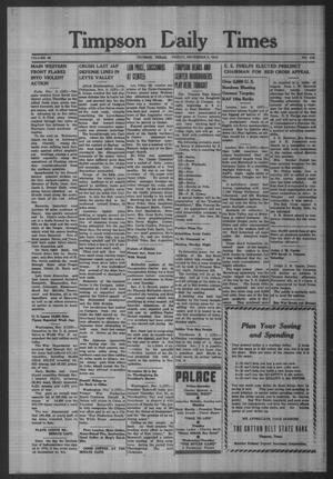Timpson Daily Times (Timpson, Tex.), Vol. 43, No. 216, Ed. 1 Friday, November 3, 1944