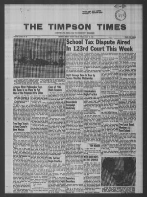 The Timpson Times (Timpson, Tex.), Vol. 81, No. 29, Ed. 1 Friday, July 22, 1966