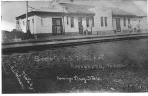 [Santa Fe and Southern Pacific Depot, Rosenberg]