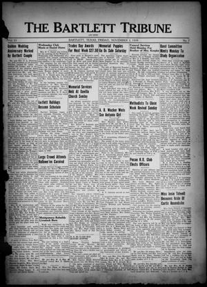 Primary view of object titled 'The Bartlett Tribune and News (Bartlett, Tex.), Vol. 53, No. 7, Ed. 1, Friday, November 3, 1939'.
