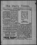 Newspaper: The Daily Times. (Timpson, Tex.), Vol. 4, No. 200, Ed. 1 Saturday, Au…