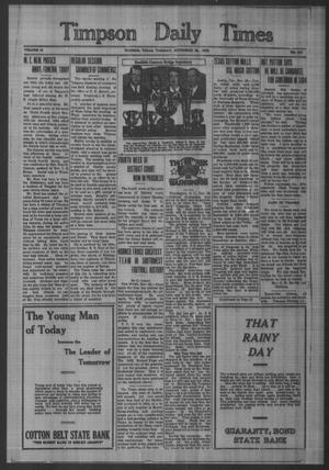 Timpson Daily Times (Timpson, Tex.), Vol. 31, No. 237, Ed. 1 Tuesday, November 29, 1932